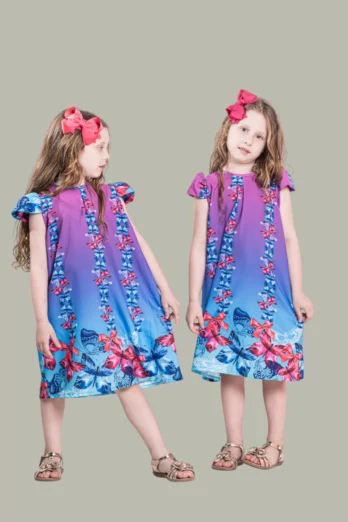 Vestido Infantil Borboletas Encantadas