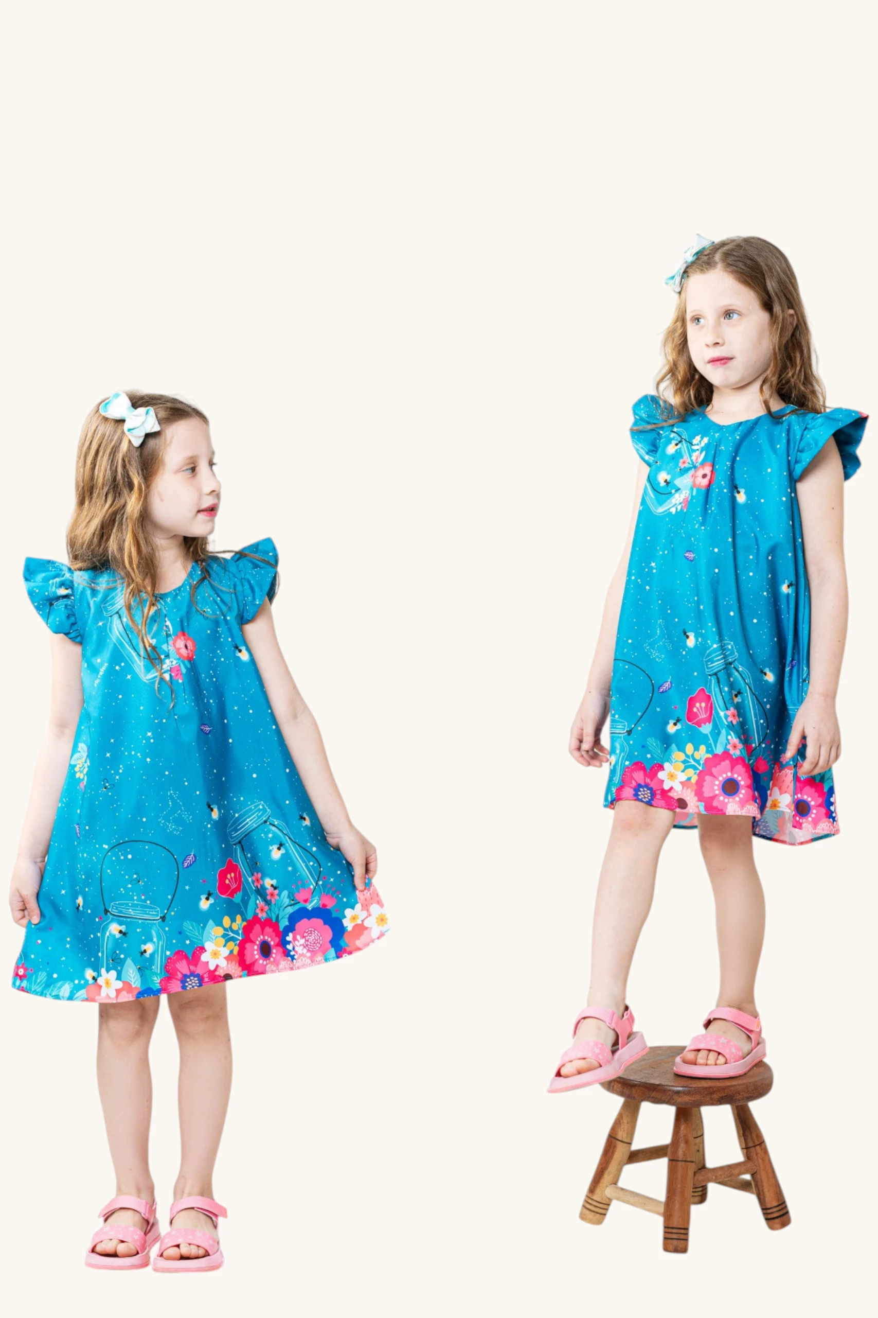 Vestido Infantil Vaga Lume - Imagem 4