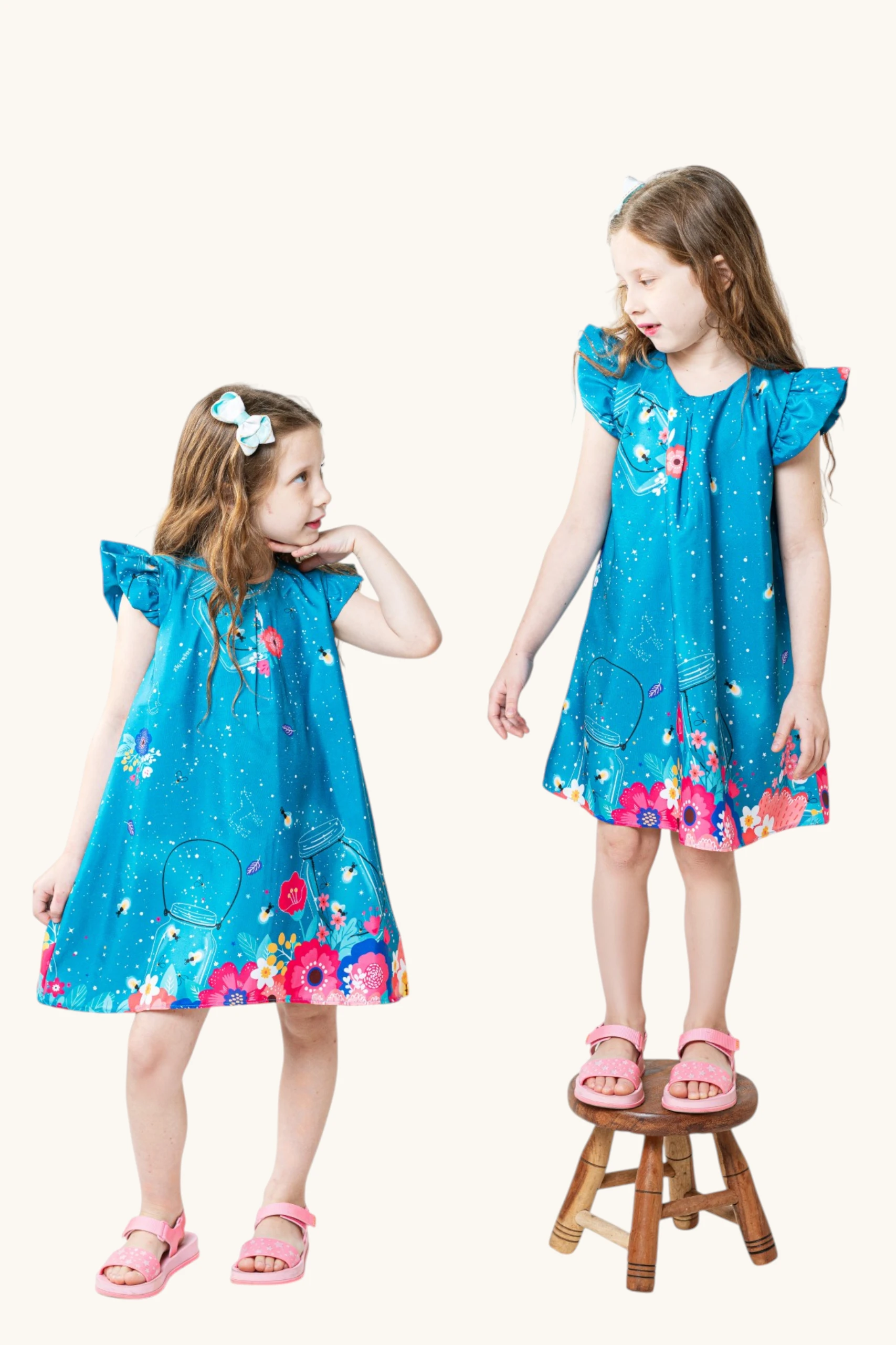 Vestido Infantil Vaga Lume - Imagem 2