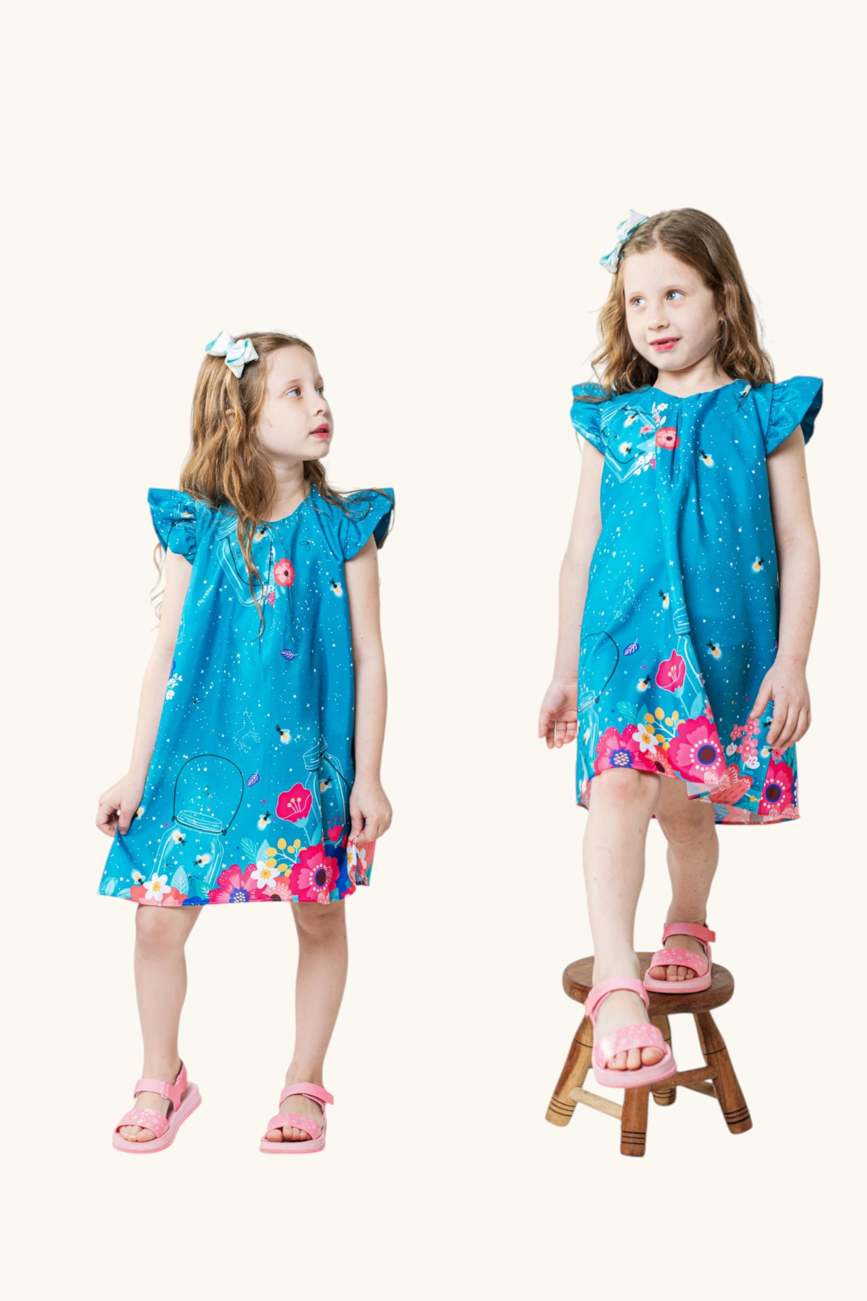 Vestido Infantil Vaga Lume - Imagem 3