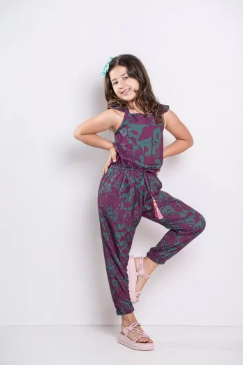 Macacão Infantil Feminino Letícia