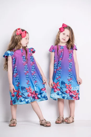 Vestido Infantil Borboletas Encantadas